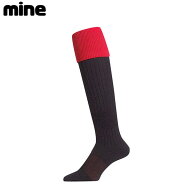マイン mine メンズ ラグビー サッカー ソックス ストッキング RUGBY SOCKS ブラック×レッド 25-27cm 40…