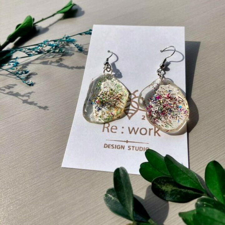 楽天市場】レジンピアス ラメ rp-14【 レジンピアス ヘアアクセサリー 