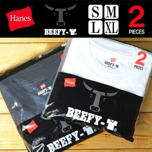 Hanes wCY BEEFY 2g pbNTVc  N[lbN H5180-2 n TVc  Y T Ci[ 2Zbg ێ Jbg\[   zCg ubN r[tB[ 2P yyMt_