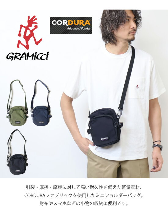 楽天市場】GRAMICCI グラミチ コーデュラ ミニショルダーバッグ メンズ 