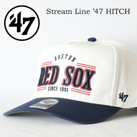 47BRAND フォーティーセブン キャップ レッドソックス ストリームライン ’47 ヒッチ HITCH ベースボールキャップ メンズ 帽子 送料無料 B-SLINE02GWP-WH