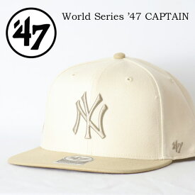 47BRAND フォーティーセブン キャップ ヤンキース シエラショット ワールドシリーズ ’47 キャプテン ベースボールキャップ メンズ 帽子 送料無料 BCWS-SERST17WBP-NT96
