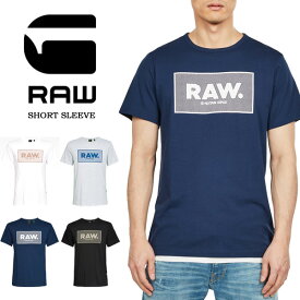 G-STAR RAW ジースターロウ ロゴプリント 半袖Tシャツ Boxed Logo T-ShirtプリントTシャツ ロゴTシャツ D16375-336