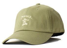 THRASHER スラッシャー マークゴンザレス ロゴ刺繍 ローキャップ ベースボールキャップ 帽子 送料無料 22TH-C02