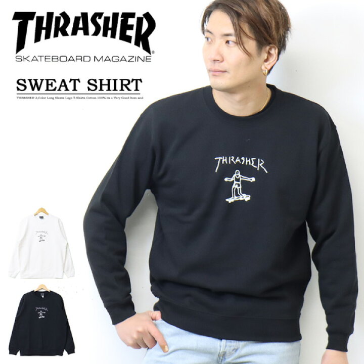 楽天市場】THRASHER スラッシャー ゴンズアートロゴ プリント 