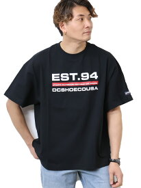 DC SHOES ディーシーシュー EST94ロゴ オーバーサイズ 半袖 Tシャツ 半T DST231044 ドロップショルダー ビッグシルエット メンズ レディース ユニセックス 半袖Tシャツ 送料無料