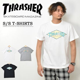 SALE セール THRASHER スラッシャー ロゴプリント 半袖 Tシャツ TH91269 ロゴTシャツ 半T カットソー メンズ レディース ユニセックス 半袖Tシャツ