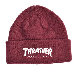 THRASHER �X���b�V���[ ���S�h�J �_�u���r�[�j�[ �j�b�g�L���b�v �j�b�g�X �X�q �_�u�����b�` THR-N01 �����Y ���f�B�[�X ���j�Z�b�N�X