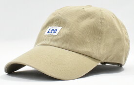 Lee リー ロゴ ローキャップ ベースボールキャップ 100176303 100-176303 ツイル メンズ レディース ユニセックス キャップ 帽子