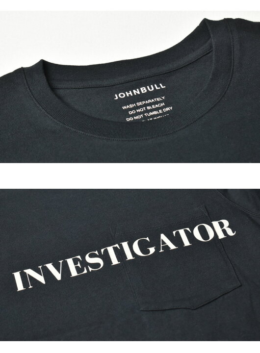 Johnbull ジョンブル プリントTシャツ 胸ポケット POUND バックプリント メンズ 半T 半袖Tシャツ 送料無料 25814  REX ONE レックスワン