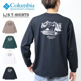 Columbia コロンビア ヤハラフォレスト ロングスリーブ Tシャツ PM0499 長袖Tシャツ ロンT 長T バックプリント メンズ レディース ユニセックス 送料無料