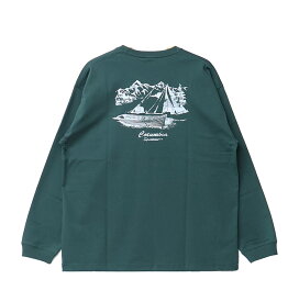 Columbia コロンビア ヤハラフォレスト ロングスリーブ Tシャツ PM0499 長袖Tシャツ ロンT 長T バックプリント メンズ レディース ユニセックス 送料無料