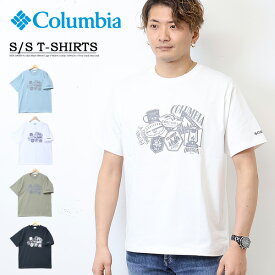 Columbia コロンビア ヤハラフォレスト ショートスリーブT プリント 半袖 Tシャツ PM0681 メンズ レディース ユニセックス 半袖Tシャツ