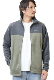 Columbia コロンビア スティーンズマウンテン フルジップ ジャケット WE3220 フリースジャケット 軽い 防寒 暖かい ライトアウター メンズ 送料無料