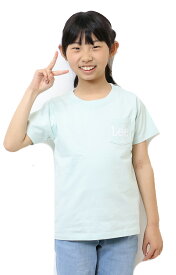 10%OFF セール Lee リー キッズ LK0811 ポケットロゴプリント 半袖 Tシャツ 120cm 130cm 140cm 150cm 子供服 男の子 女の子 半袖Tシャツ SALE