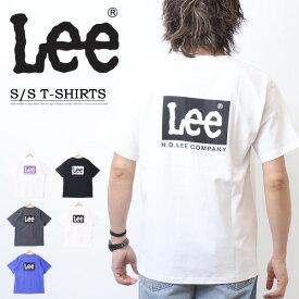 10%OFF 2024年春夏 セール Lee リー ロゴ刺繍 バックプリント 半袖Tシャツ メンズ レディース ユニセックス 半T 送料無料 LT3132 SALE