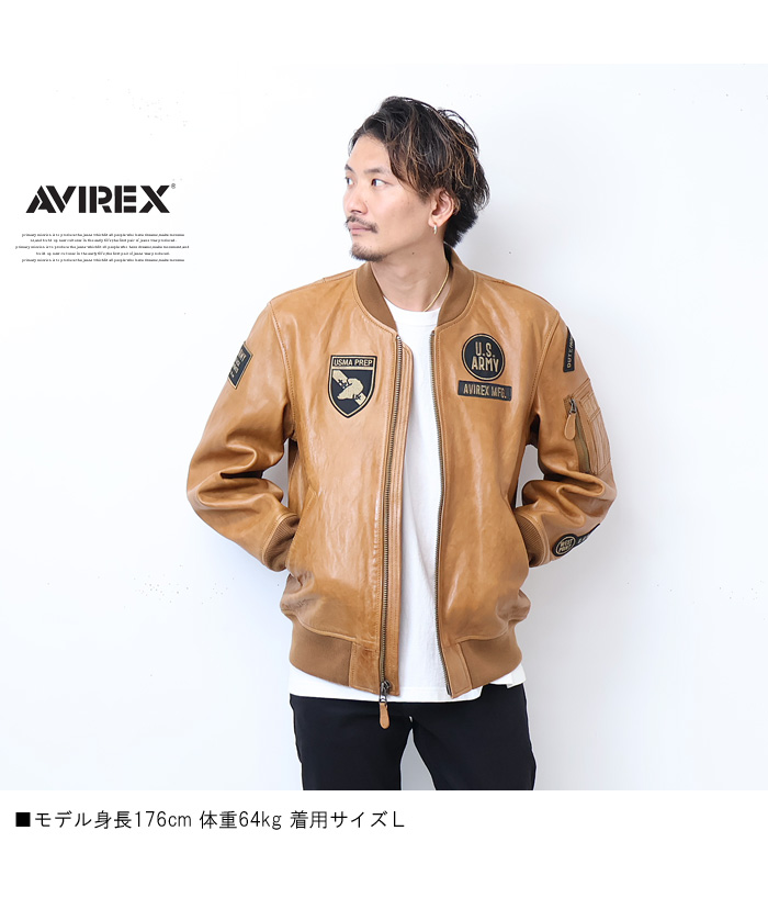 販売専門店 AVIREX USA レザージャケット コート メンズ Lサイズ
