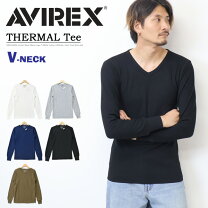 楽天市場】avirex 長袖 vネックの通販