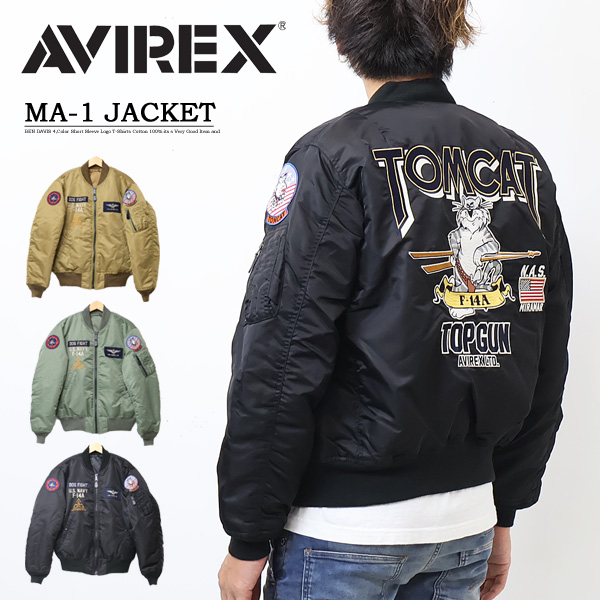 楽天市場】AVIREX アヴィレックス MA-1ジャケット TOMCAT トムキャット