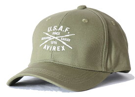AVIREX アヴィレックス ロゴ刺繍 ベースボールキャップ 帽子 80057800 ローキャップ メンズ レディース ユニセックス アビレックス