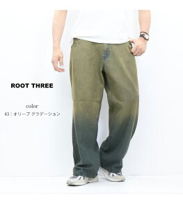 ROOT THREE �X���u�f�j�� �o�M�[�p���c �W�[���Y ���C�h�p���c ���C�h�f�j�� �����Y �������� 5202 �R�_�}