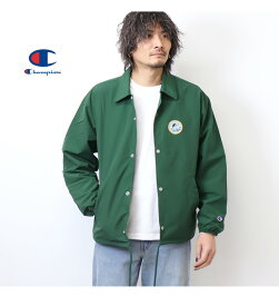 Champion チャンピオン ワッペン バックプリント コーチジャケット メンズ ライトアウター ブルゾン 送料無料 C3-Z605