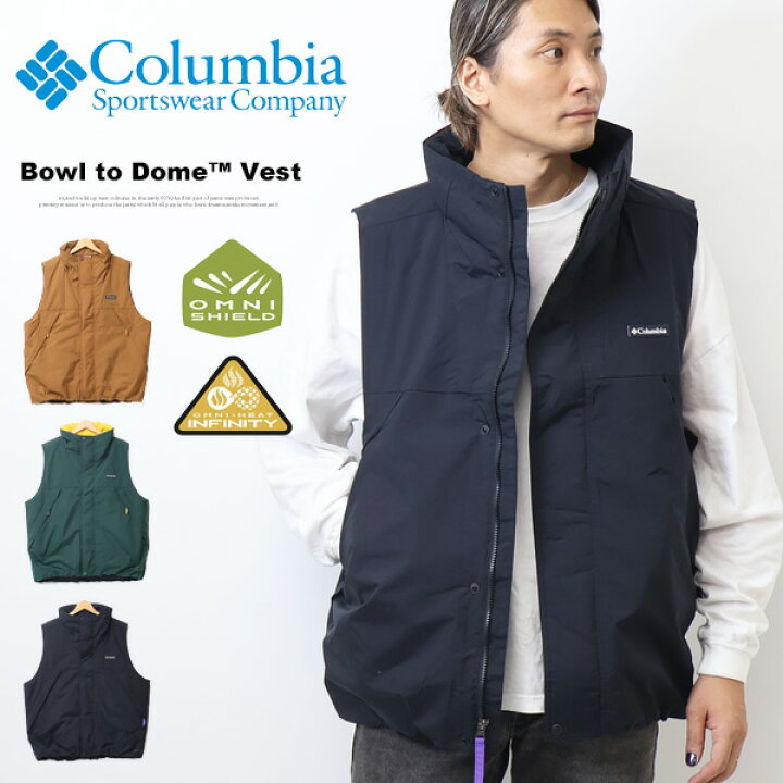 楽天市場】Columbia コロンビア ボウルトゥドームベスト メンズ 送料 