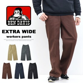 BEN DAVIS ベンデイビス エクストラ ワイドパンツ ワークパンツ チノパンツ ゴリラ メンズ ベンデビ 送料無料 23180009