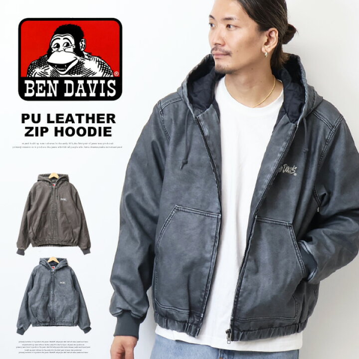 楽天市場】BEN DAVIS ベンデイビス ウォッシュド加工 フェイクレザー 