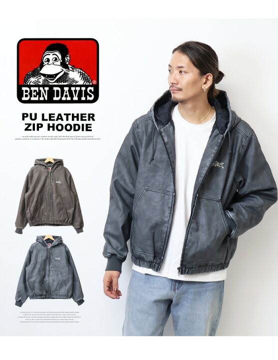 楽天市場】BEN DAVIS ベンデイビス ウォッシュド加工 フェイクレザー 