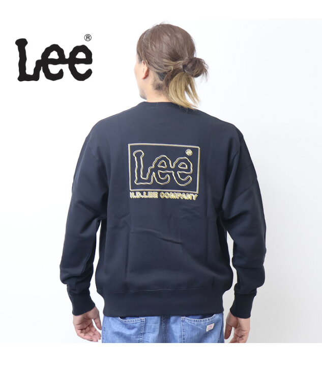 楽天市場】Lee リー ロゴ刺繍 スウェットシャツ トレーナー メンズ 