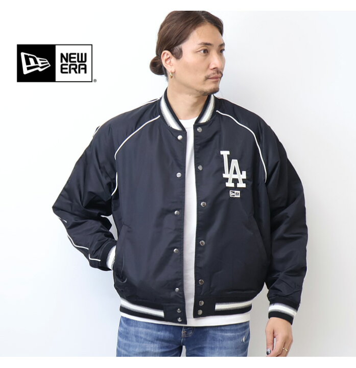 楽天市場】NEW ERA ニューエラ ナイロン バーシティージャケット 