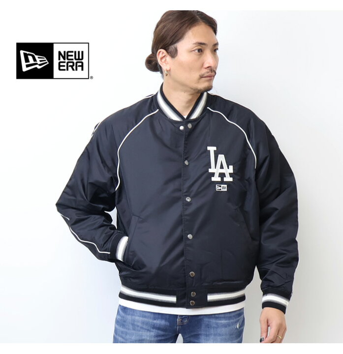 楽天市場】NEW ERA ニューエラ ナイロン バーシティージャケット 