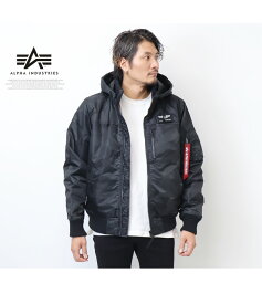 SALE セール 2023秋冬新作 ALPHA INDUSTRIES アルファ インダストリーズ TA1672 フーデッド リブジャケット アウター メンズ 秋冬用 ブルゾン 中綿ジャケット 送料無料