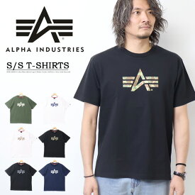 10%OFF 2024年新作 セール ALPHA INDUSTRIES アルファ インダストリーズ A-マークプリント 半袖Tシャツ 半T メンズ SALE TC1620