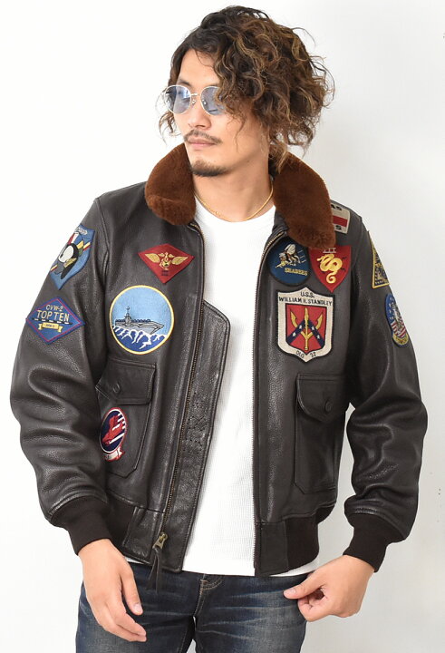 楽天市場】AVIREX アビレックス TOP GUN トップガン ゴートスキン 
