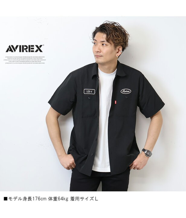 楽天市場】AVIREX アヴィレックス ワークシャツ U.S.N. 半袖シャツ 