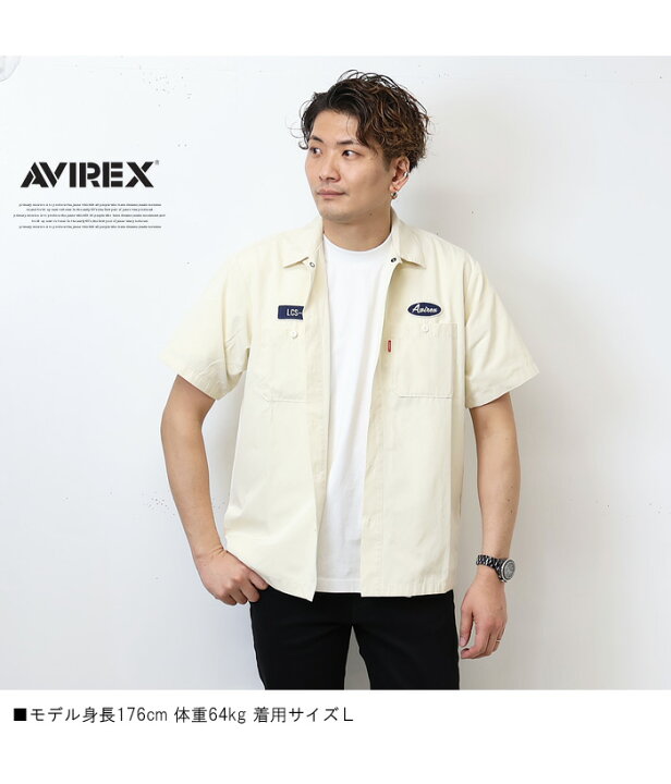楽天市場】AVIREX アヴィレックス ワークシャツ U.S.N. 半袖シャツ 