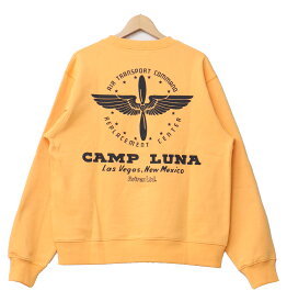 SALE セール AVIREX アヴィレックス クルースウェット CAMP LUNA 裏毛 783-3132012 7833132012 バックプリント スウェットシャツ トレーナー メンズ アビレックス 送料無料