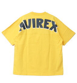 SALE セール AVIREX アヴィレックス ビッグロゴプリント クルーネック Tシャツ 783-3134049 ビッグシルエット 半袖 Tシャツ メンズ 半袖Tシャツ 半T アビレックス 送料無料