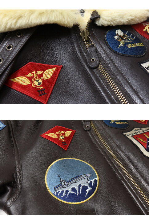楽天市場】AVIREX アヴィレックス リアルムートン B-3ジャケット 