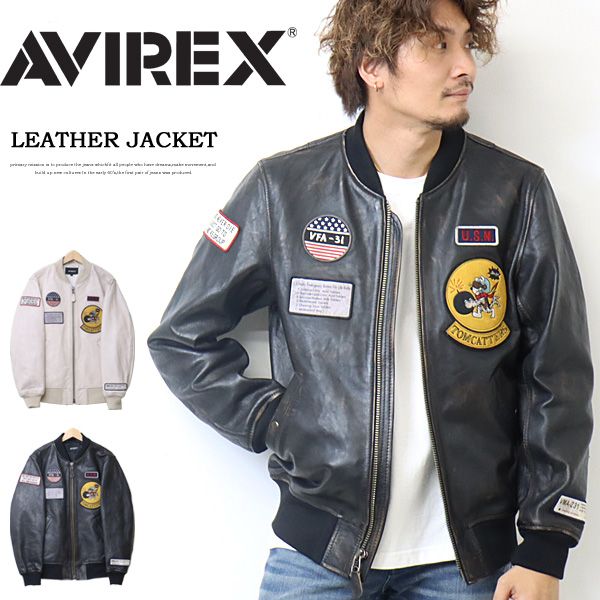 アビレックス(Avirex) メンズレザージャケット・革ジャン | 通販・人気 