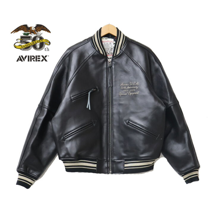 楽天市場】AVIREX アヴィレックス 50周年モデル VARSITY JACKET バー  