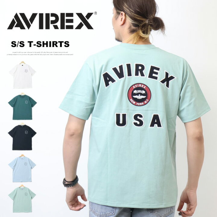 楽天市場】AVIREX アヴィレックス ヴァ―シティー ロゴ Tシャツ 刺繍
