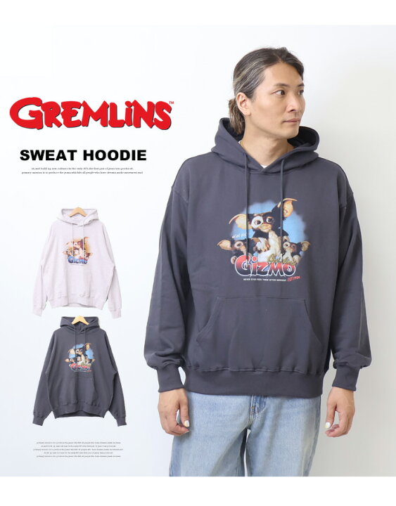 楽天市場】GREMLINES グレムリン フォトプリント スウェットパーカー 