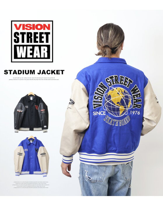 楽天市場】VISION STREET WEAR ビジョンストリートウェアー 襟付き 