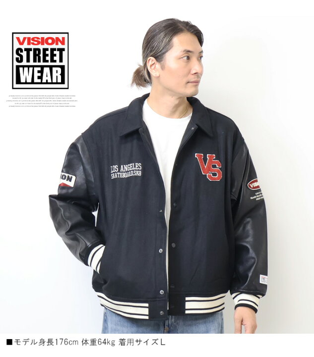楽天市場】VISION STREET WEAR ビジョンストリートウェアー 襟付き 
