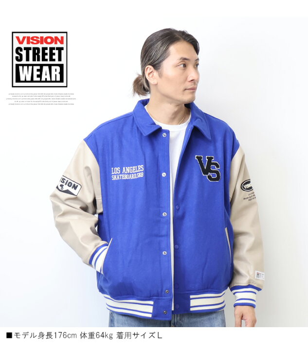 楽天市場】VISION STREET WEAR ビジョンストリートウェアー 襟付き 