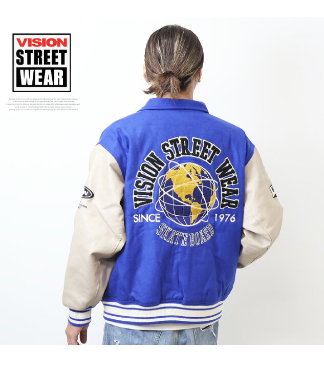 楽天市場】VISION STREET WEAR ビジョンストリートウェアー 襟付き 