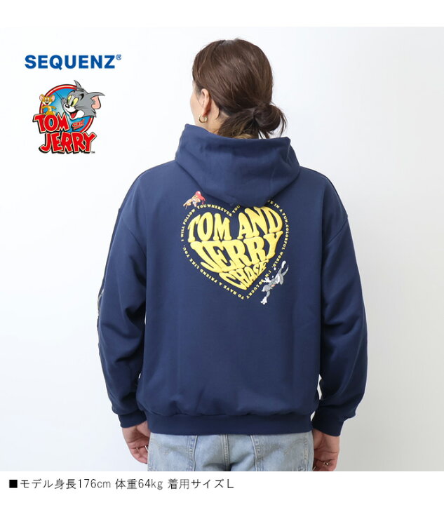 楽天市場】SEQUENZ トムとジェリー HEART LOGO ハート スウェット 
